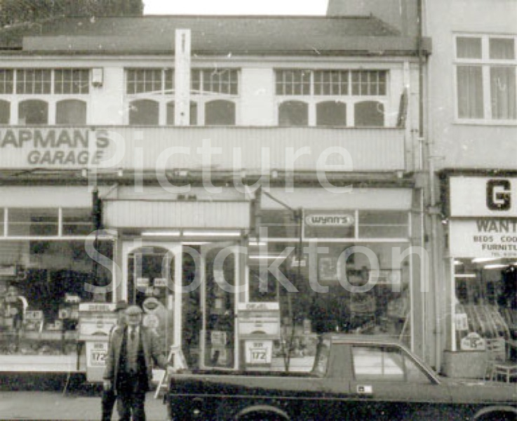 Chapmans Garage on Norton Road. c1983 Picture Stockton Archive