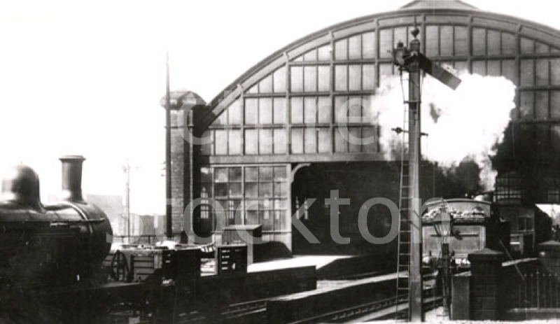 Stockton Railway Station. c1910 Picture Stockton Archive