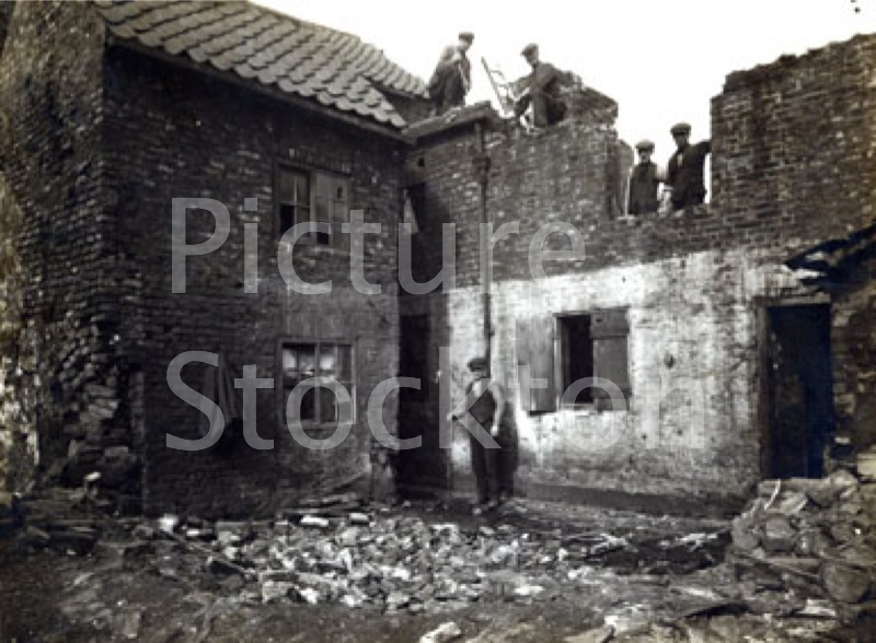 Labourers Demolishing A House On Housewife Lane 