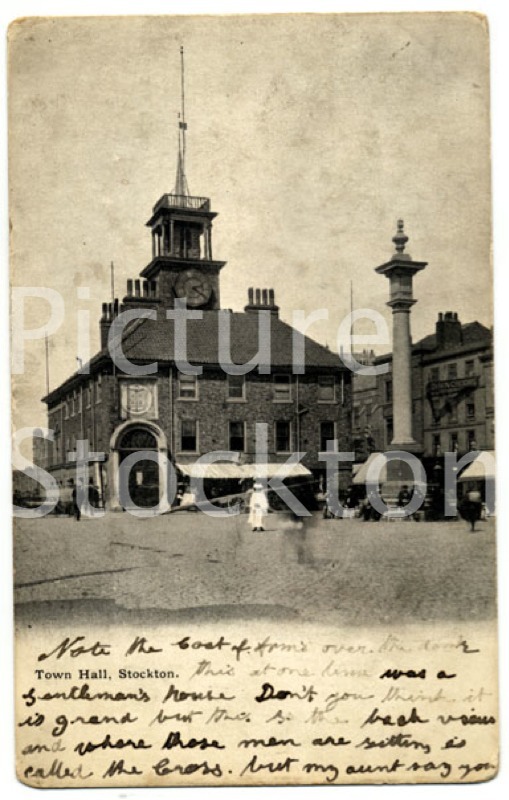 Stockton Town Hall c1900 Picture Stockton Archive