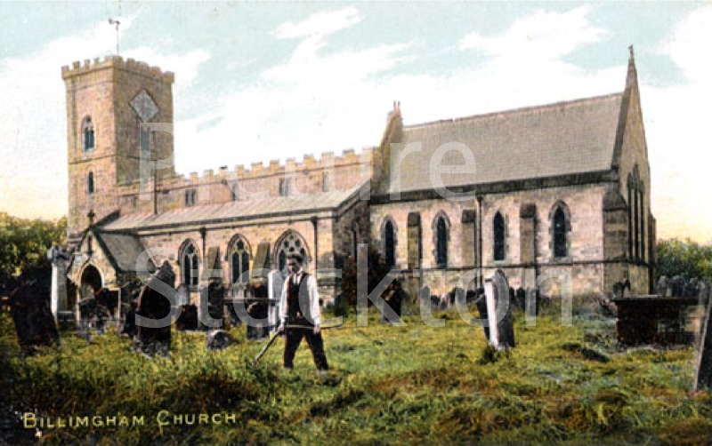 St Cuthberts Church, Billingham c1900 Picture Stockton Archive